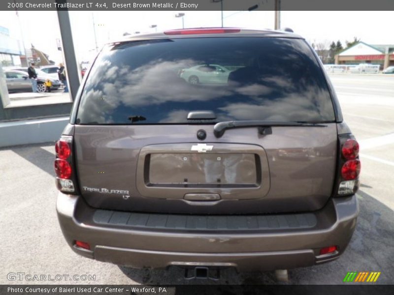 Desert Brown Metallic / Ebony 2008 Chevrolet TrailBlazer LT 4x4