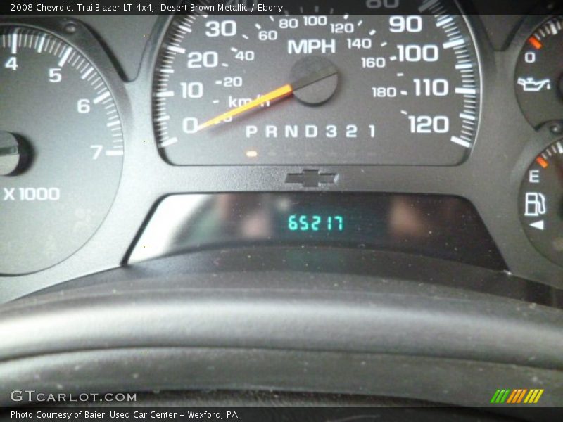 Desert Brown Metallic / Ebony 2008 Chevrolet TrailBlazer LT 4x4
