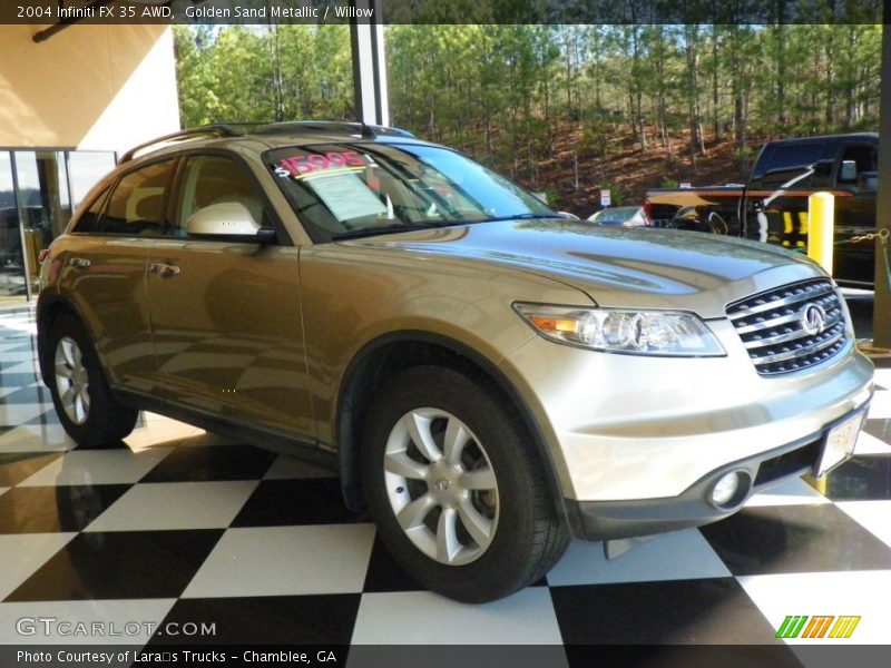 Golden Sand Metallic / Willow 2004 Infiniti FX 35 AWD