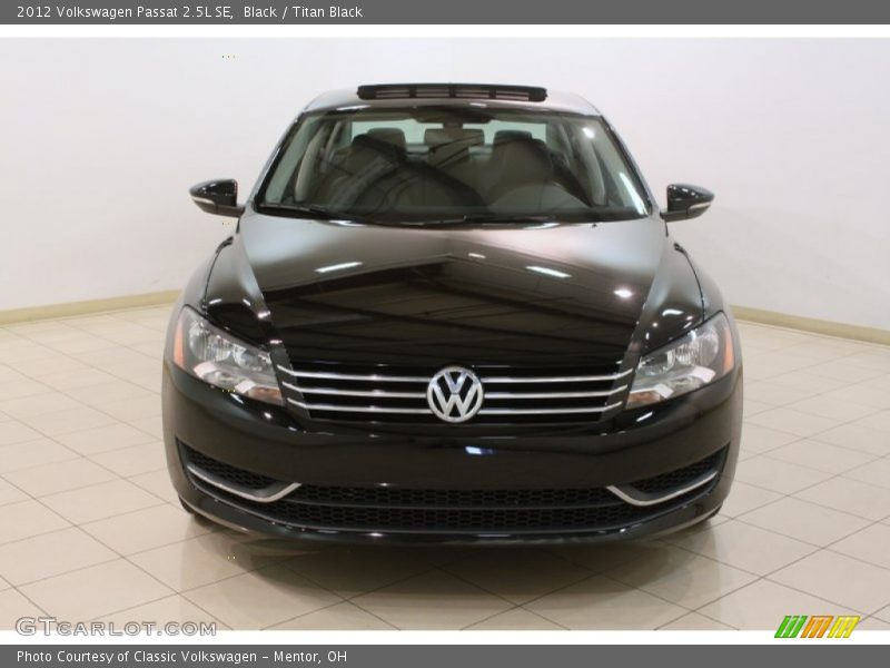 Black / Titan Black 2012 Volkswagen Passat 2.5L SE