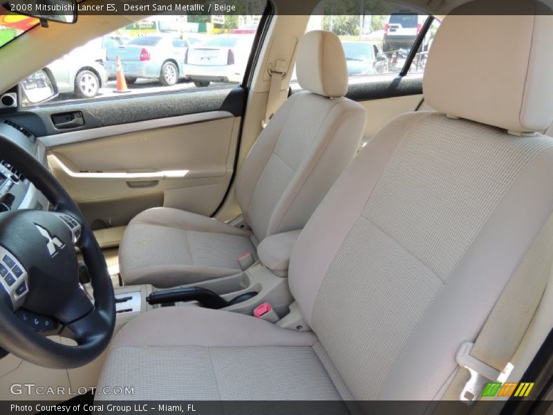 Desert Sand Metallic / Beige 2008 Mitsubishi Lancer ES
