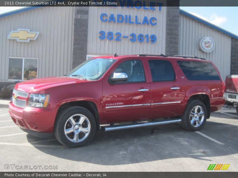 Crystal Red Tintcoat / Ebony 2013 Chevrolet Suburban LTZ 4x4