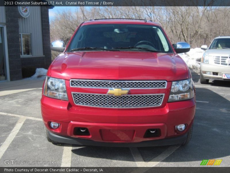 Crystal Red Tintcoat / Ebony 2013 Chevrolet Suburban LTZ 4x4