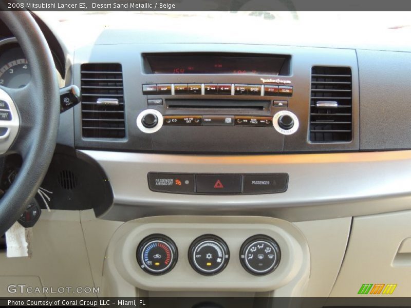 Desert Sand Metallic / Beige 2008 Mitsubishi Lancer ES