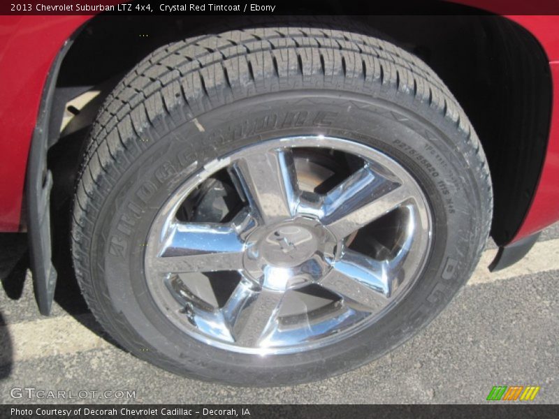 Crystal Red Tintcoat / Ebony 2013 Chevrolet Suburban LTZ 4x4