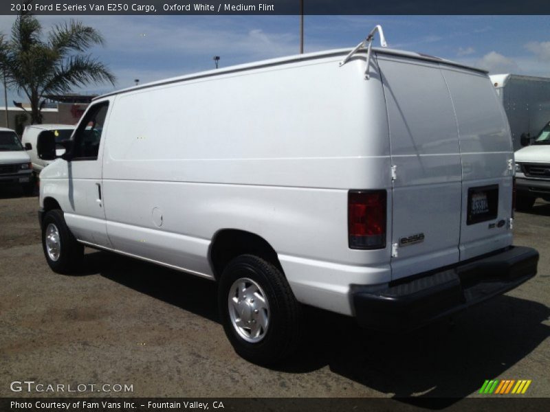 Oxford White / Medium Flint 2010 Ford E Series Van E250 Cargo