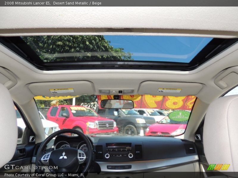 Desert Sand Metallic / Beige 2008 Mitsubishi Lancer ES