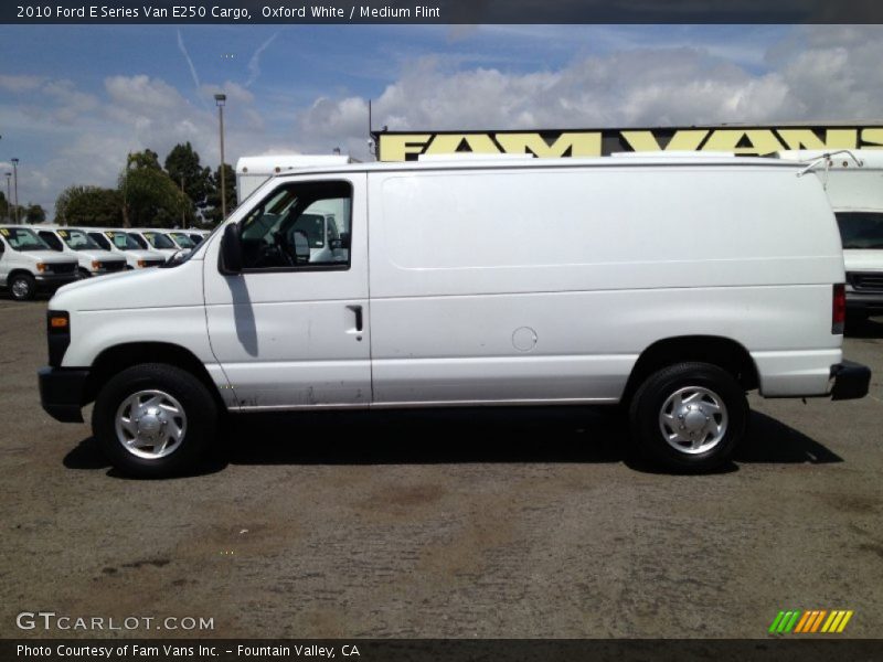 Oxford White / Medium Flint 2010 Ford E Series Van E250 Cargo