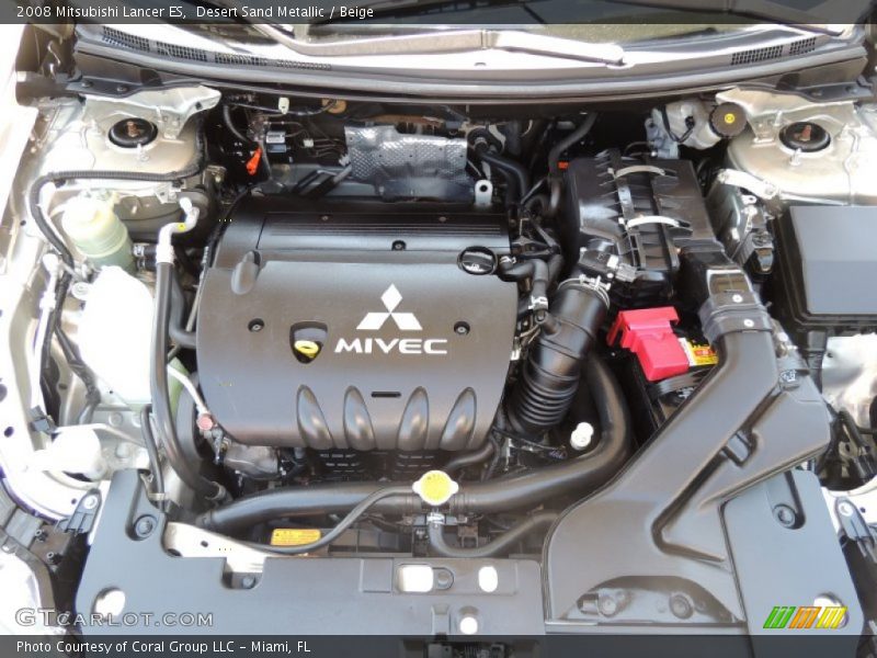 Desert Sand Metallic / Beige 2008 Mitsubishi Lancer ES