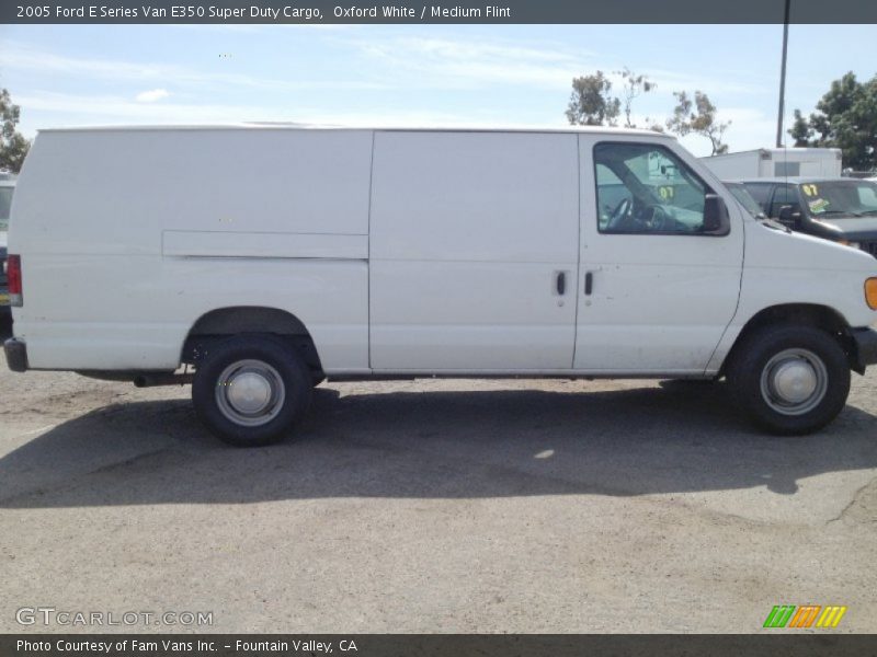 Oxford White / Medium Flint 2005 Ford E Series Van E350 Super Duty Cargo
