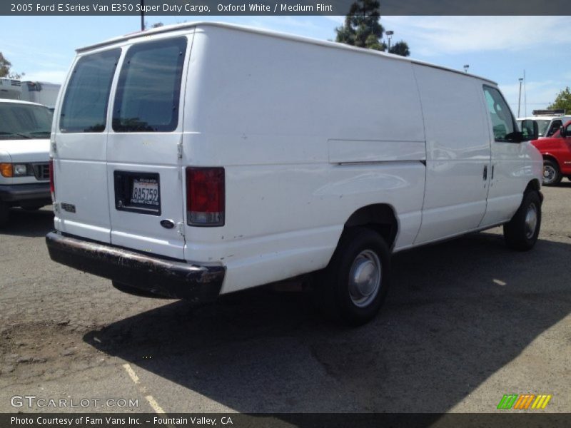 Oxford White / Medium Flint 2005 Ford E Series Van E350 Super Duty Cargo