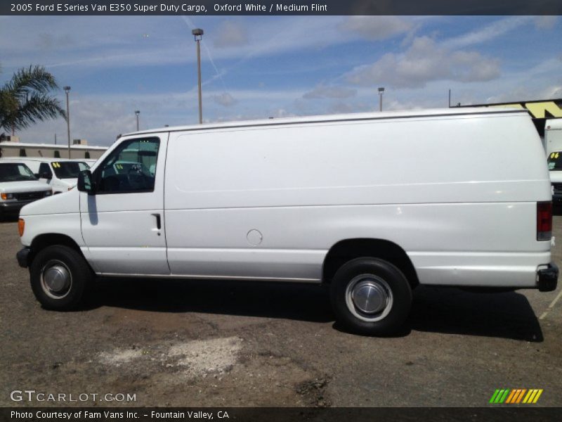 Oxford White / Medium Flint 2005 Ford E Series Van E350 Super Duty Cargo