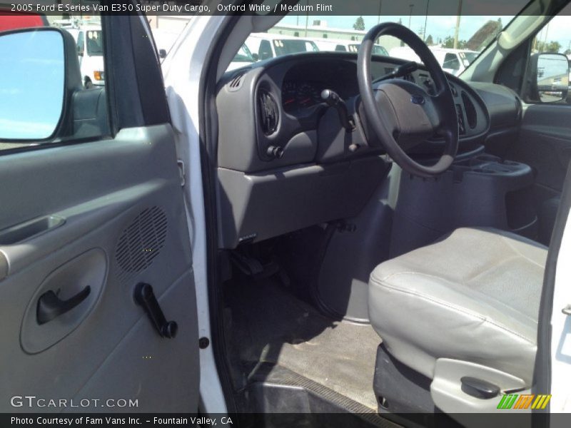 Oxford White / Medium Flint 2005 Ford E Series Van E350 Super Duty Cargo