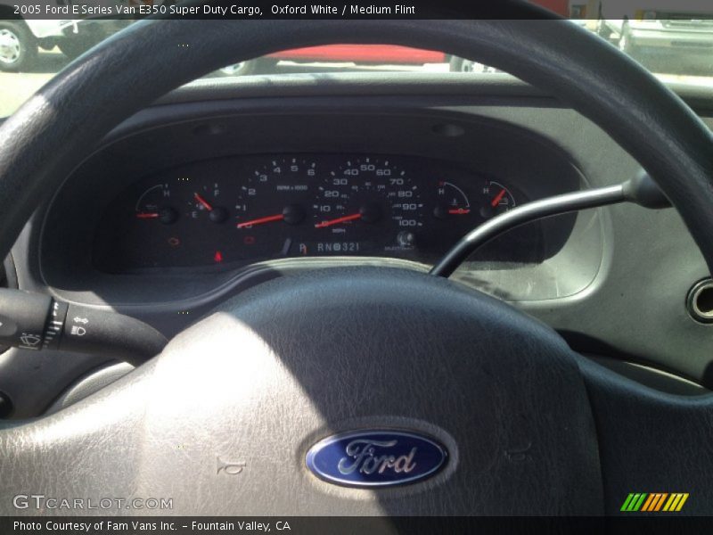 Oxford White / Medium Flint 2005 Ford E Series Van E350 Super Duty Cargo