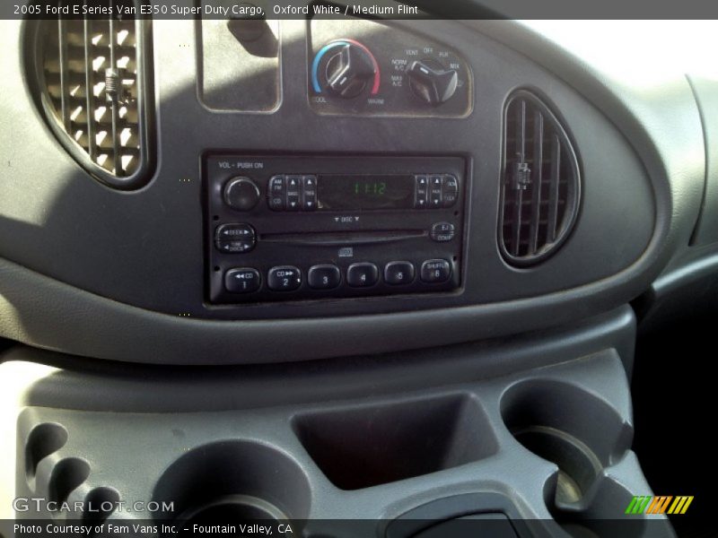 Oxford White / Medium Flint 2005 Ford E Series Van E350 Super Duty Cargo