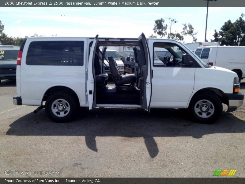 Summit White / Medium Dark Pewter 2006 Chevrolet Express LS 2500 Passenger van