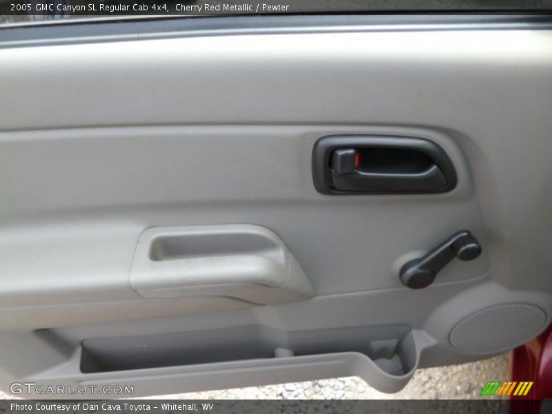 Cherry Red Metallic / Pewter 2005 GMC Canyon SL Regular Cab 4x4