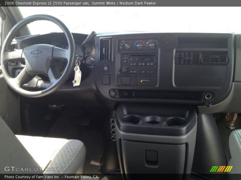 Summit White / Medium Dark Pewter 2006 Chevrolet Express LS 2500 Passenger van