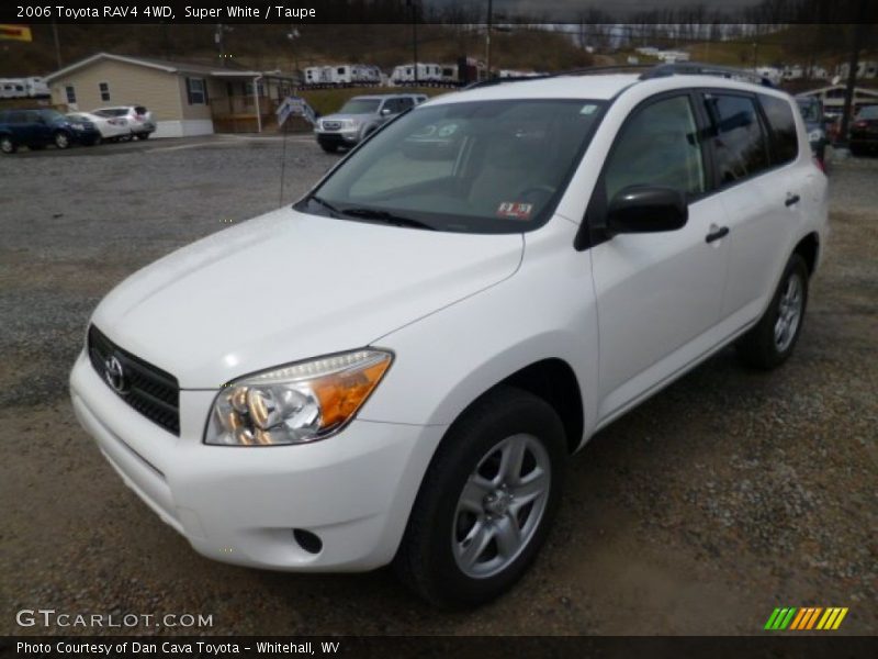 Super White / Taupe 2006 Toyota RAV4 4WD