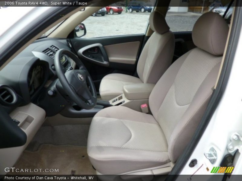 Super White / Taupe 2006 Toyota RAV4 4WD
