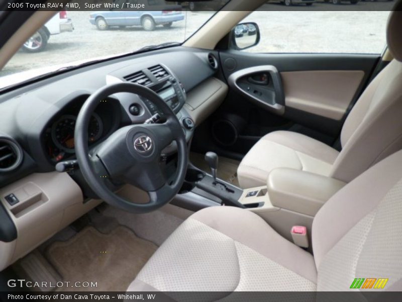 Super White / Taupe 2006 Toyota RAV4 4WD