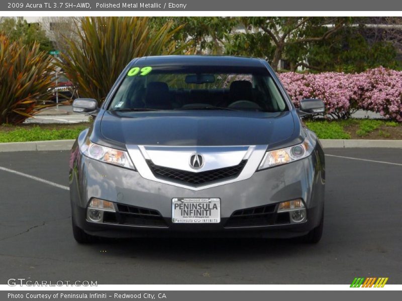 Polished Metal Metallic / Ebony 2009 Acura TL 3.7 SH-AWD