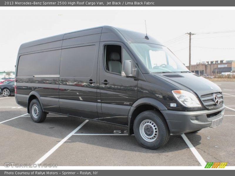 Jet Black / Lima Black Fabric 2013 Mercedes-Benz Sprinter 2500 High Roof Cargo Van