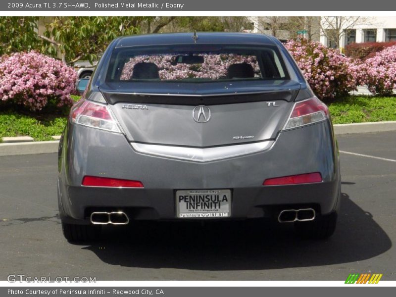 Polished Metal Metallic / Ebony 2009 Acura TL 3.7 SH-AWD