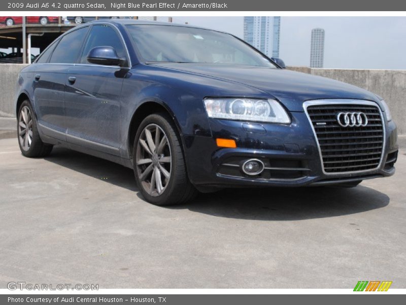 Night Blue Pearl Effect / Amaretto/Black 2009 Audi A6 4.2 quattro Sedan