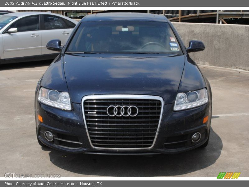 Night Blue Pearl Effect / Amaretto/Black 2009 Audi A6 4.2 quattro Sedan