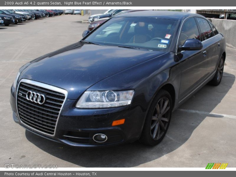 Night Blue Pearl Effect / Amaretto/Black 2009 Audi A6 4.2 quattro Sedan
