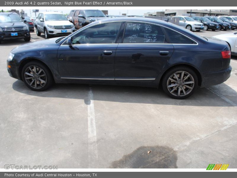 Night Blue Pearl Effect / Amaretto/Black 2009 Audi A6 4.2 quattro Sedan