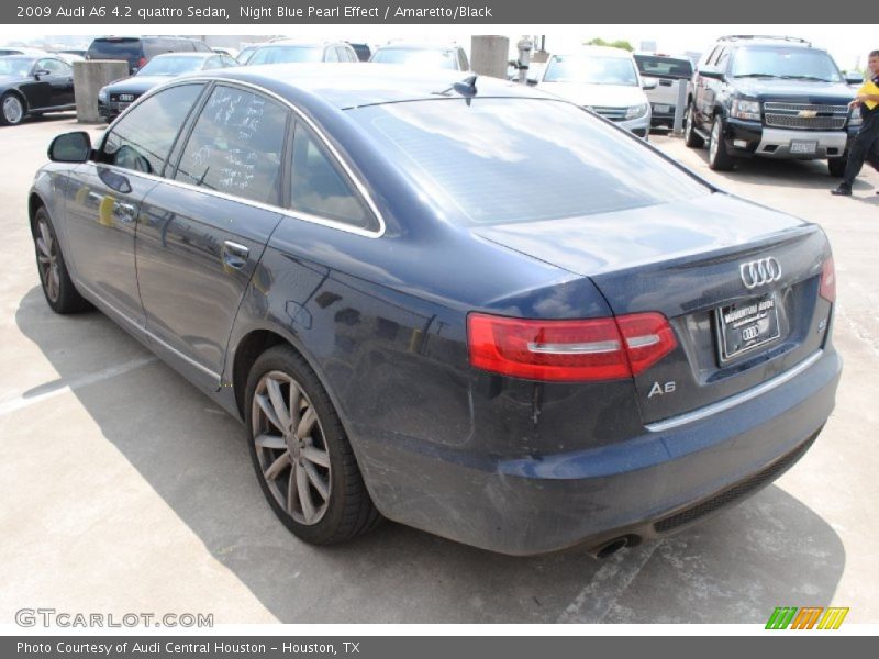 Night Blue Pearl Effect / Amaretto/Black 2009 Audi A6 4.2 quattro Sedan