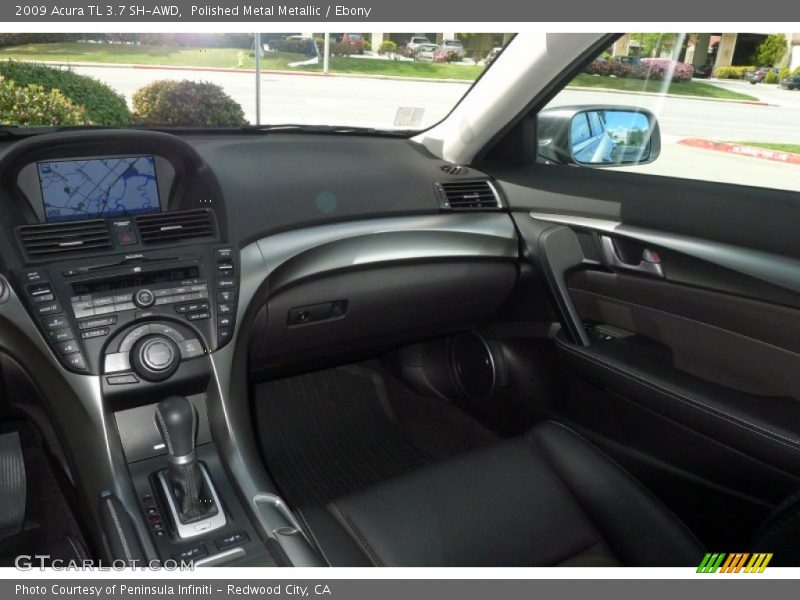 Polished Metal Metallic / Ebony 2009 Acura TL 3.7 SH-AWD