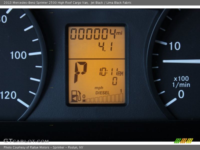 Jet Black / Lima Black Fabric 2013 Mercedes-Benz Sprinter 2500 High Roof Cargo Van