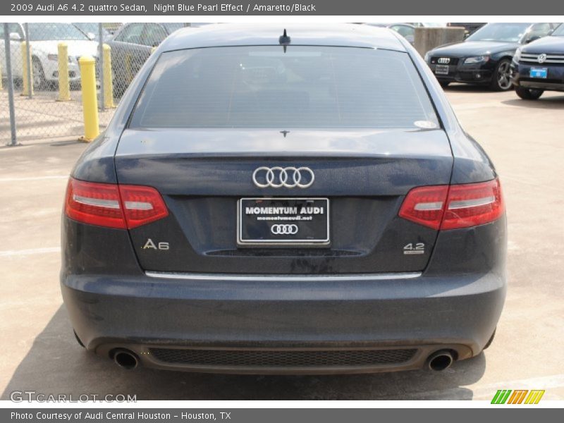 Night Blue Pearl Effect / Amaretto/Black 2009 Audi A6 4.2 quattro Sedan