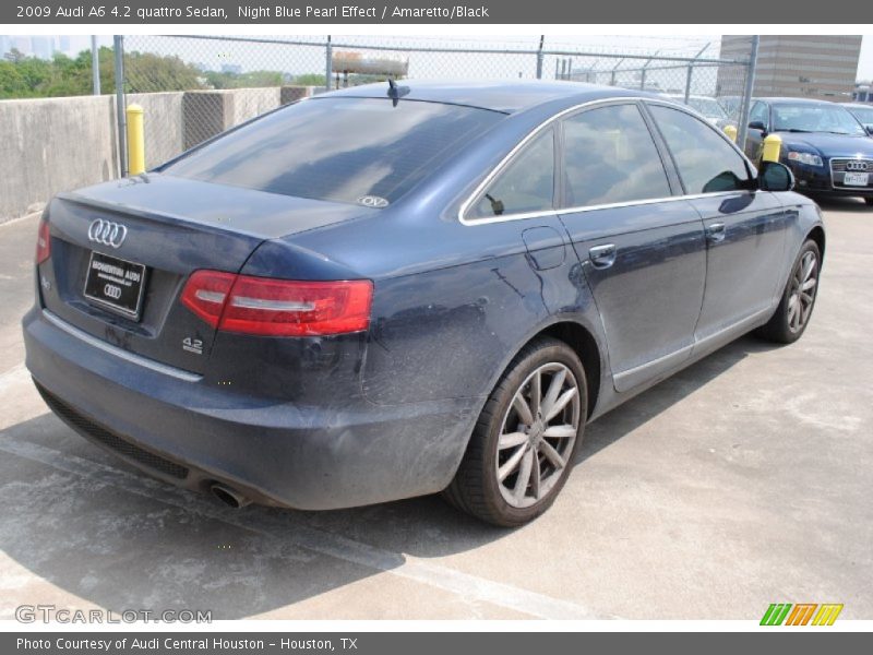 Night Blue Pearl Effect / Amaretto/Black 2009 Audi A6 4.2 quattro Sedan