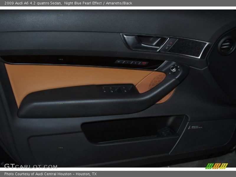 Night Blue Pearl Effect / Amaretto/Black 2009 Audi A6 4.2 quattro Sedan