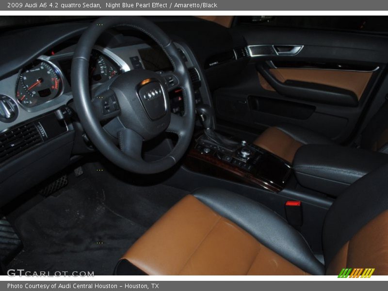 Night Blue Pearl Effect / Amaretto/Black 2009 Audi A6 4.2 quattro Sedan