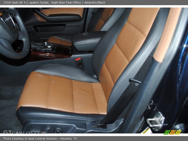 Night Blue Pearl Effect / Amaretto/Black 2009 Audi A6 4.2 quattro Sedan