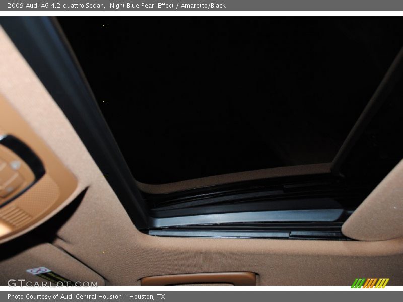 Night Blue Pearl Effect / Amaretto/Black 2009 Audi A6 4.2 quattro Sedan