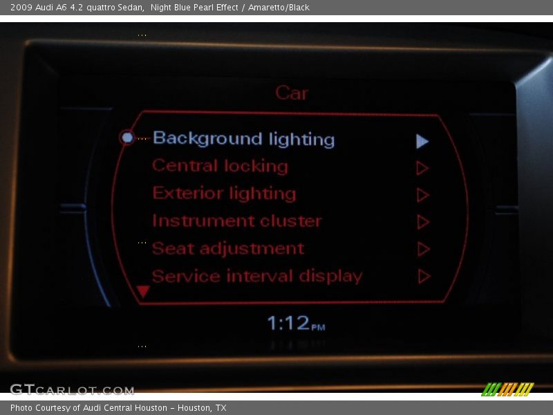 Night Blue Pearl Effect / Amaretto/Black 2009 Audi A6 4.2 quattro Sedan