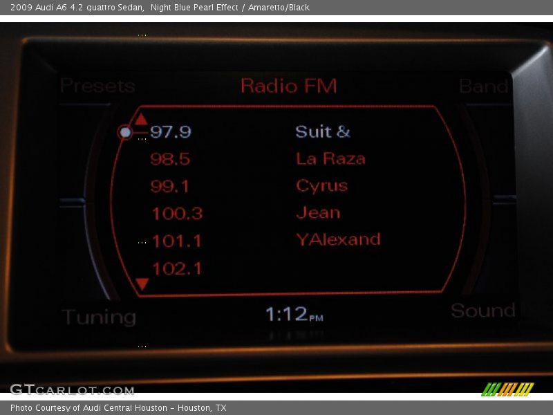 Night Blue Pearl Effect / Amaretto/Black 2009 Audi A6 4.2 quattro Sedan