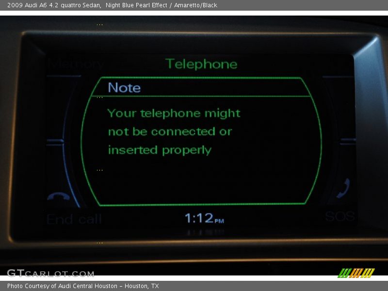 Night Blue Pearl Effect / Amaretto/Black 2009 Audi A6 4.2 quattro Sedan