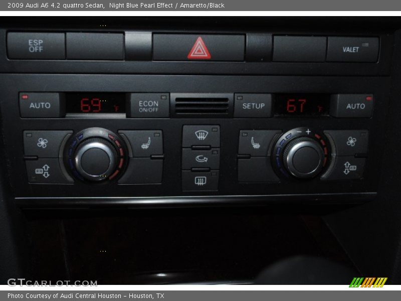 Night Blue Pearl Effect / Amaretto/Black 2009 Audi A6 4.2 quattro Sedan