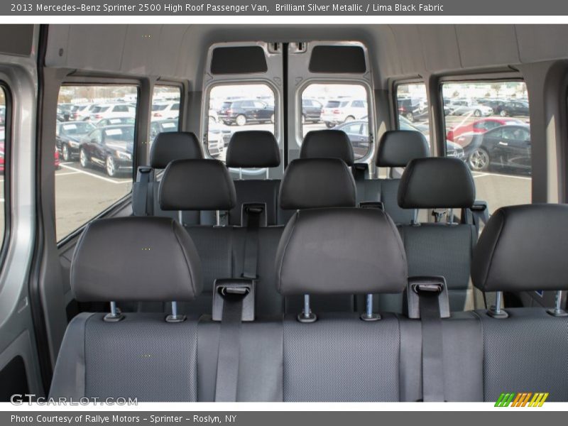 Rear Seat of 2013 Sprinter 2500 High Roof Passenger Van