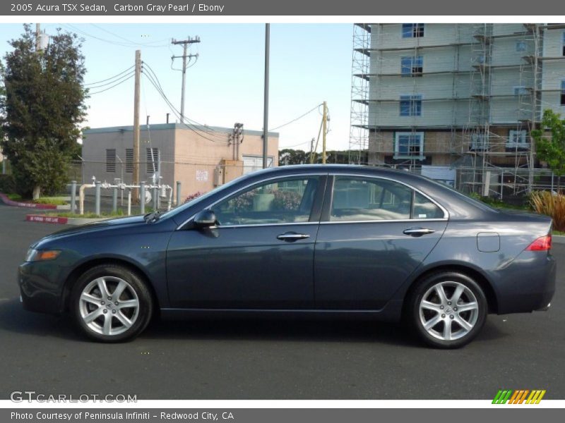 Carbon Gray Pearl / Ebony 2005 Acura TSX Sedan
