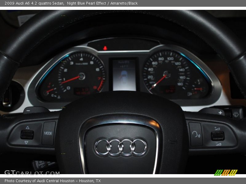 Night Blue Pearl Effect / Amaretto/Black 2009 Audi A6 4.2 quattro Sedan