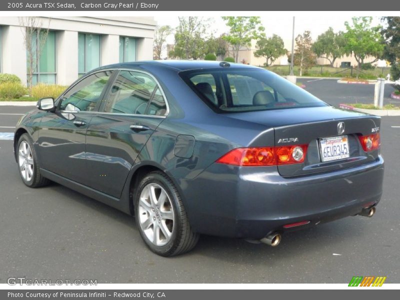 Carbon Gray Pearl / Ebony 2005 Acura TSX Sedan