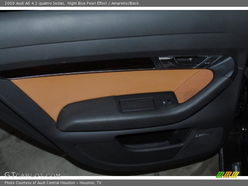 Night Blue Pearl Effect / Amaretto/Black 2009 Audi A6 4.2 quattro Sedan